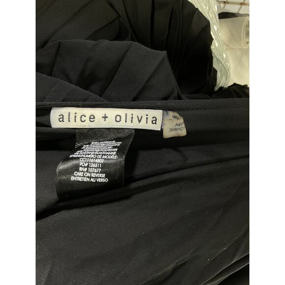 Alice + Olivia 'Adalyn' Black Backless Jumpsuit Size 4 - Picture 4 of 5